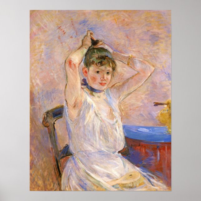 Bath av Berthe Morisot Poster (Framsidan)