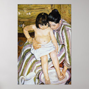 Bath av Pierre Renoir Poster