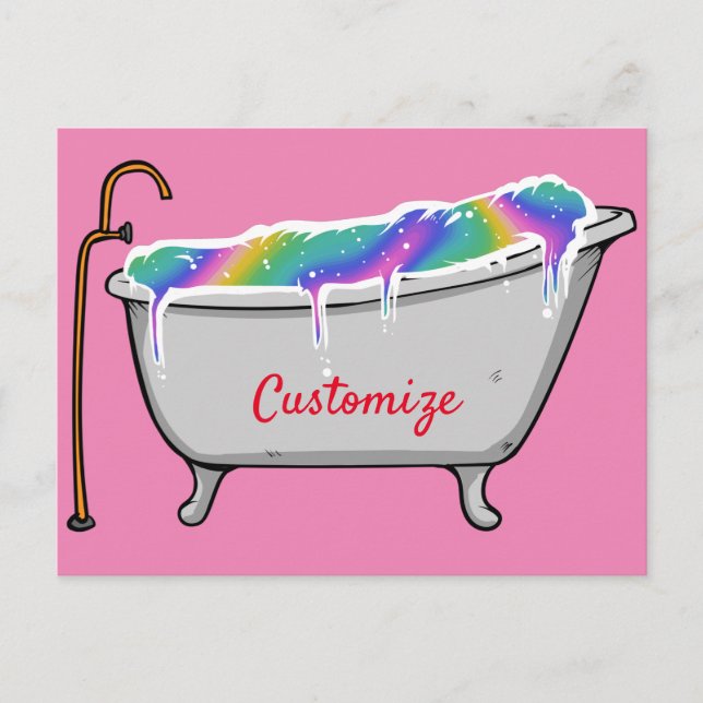 Bath Bomb Babe Thunder_Cove Vykort (Framsida)