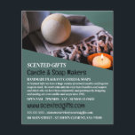 Bath Bomb & ljus, ljus och tvålmakare Advert Flygblad<br><div class="desc">Bath Bomb & ljus,  ljus och tvålhandsmaskiner Reklamflygare från Affärskortet Store.</div>