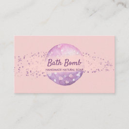Bath Bomb Natural Soap Spa Sauna Visitkort