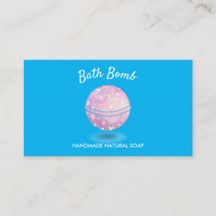 Bath Bomb Spa Natural Soap Visitkort