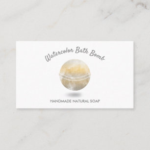 Bath Bomb Spa Naturlig Tvål Guld Spa Visitkort