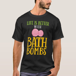 Bath Bombs Skapar Bathing Bomb Bubble Lavender T Shirt