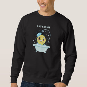 Bath Bombs Tvättar Bubble Bollar Relaxing Pullover Lång Ärmad Tröja