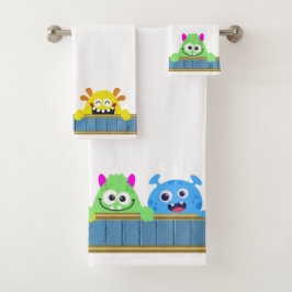 Bath Buddy Funny Monsters Kids
