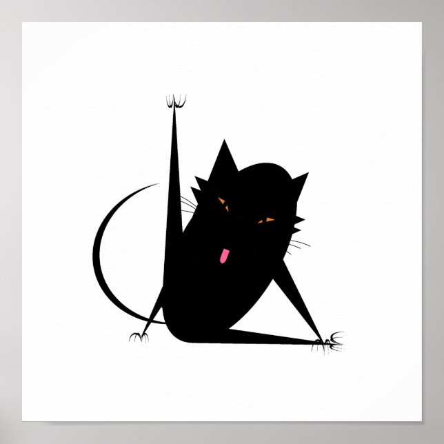 Bath Cat Poster (Framsidan)