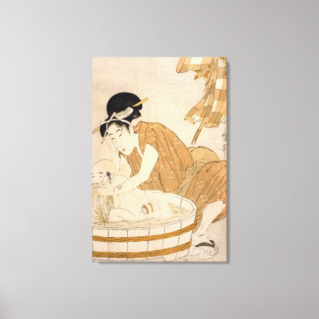 Bath, Edo-perioden Canvastryck (Framsida)