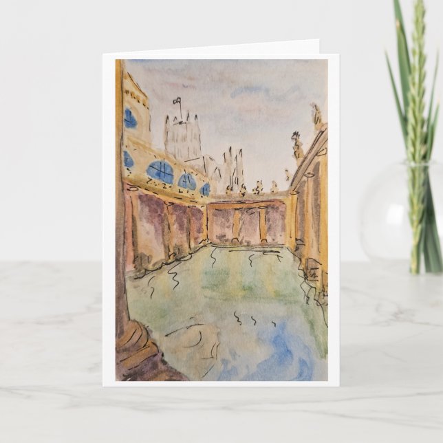 Bath, England-kort Kort (Framsida)