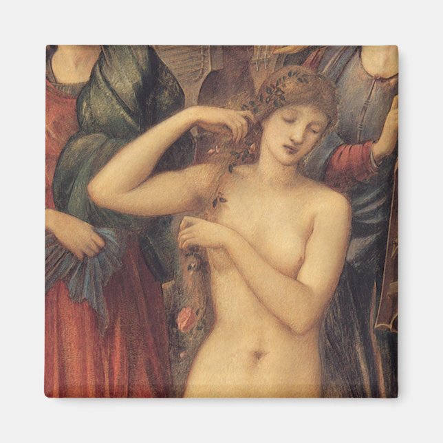 Bath i Venus av Herr Edward Coley Burne-Jones Magnet (Framsidan)