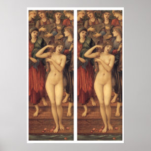 Bath i Venus av Herr Edward Coley Burne-Jones Poster