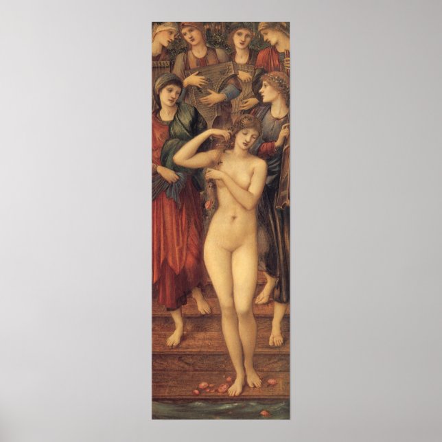 Bath i Venus av Herr Edward Coley Burne-Jones Poster (Framsidan)