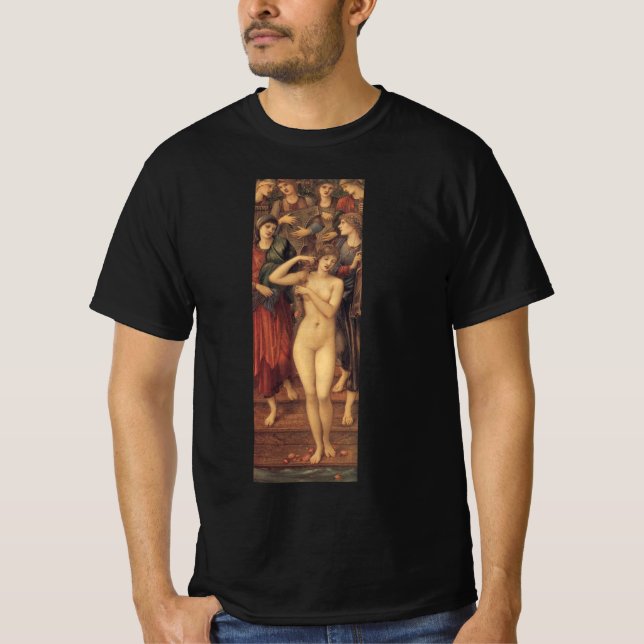 Bath i Venus av Herr Edward Coley Burne-Jones T-shirt (Framsida)