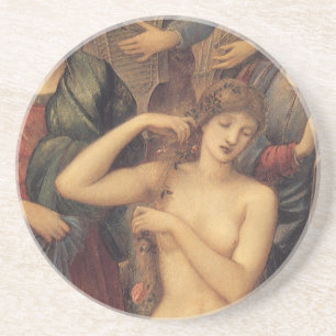 Bath i Venus av Herr Edward Coley Burne-Jones Underlägg Sandsten