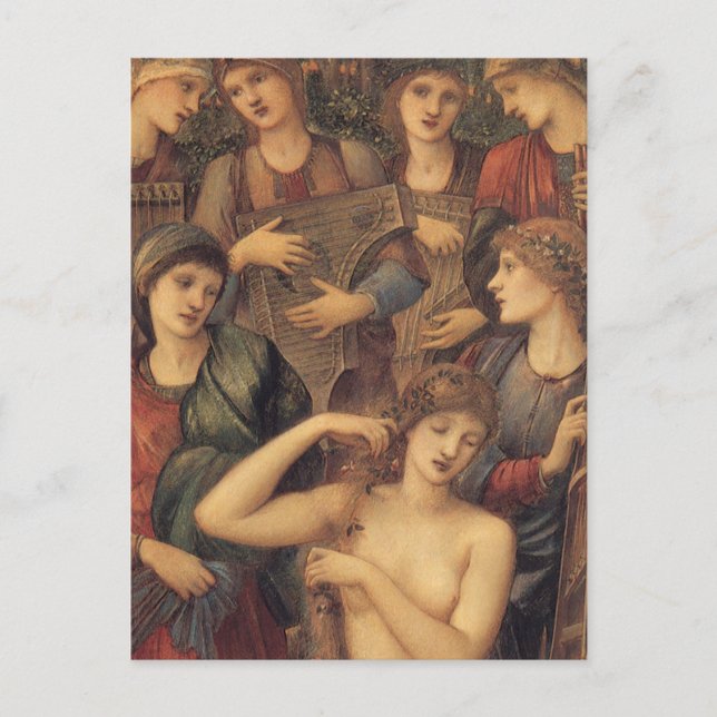 Bath i Venus av Herr Edward Coley Burne-Jones Vykort (Framsida)