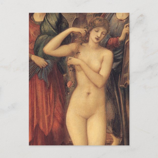 Bath i Venus av Herr Edward Coley Burne-Jones Vykort (Framsida)