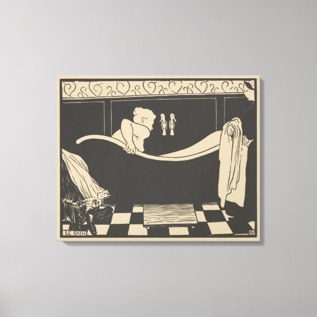 Bath Le Bain Canvastryck (Framsida)