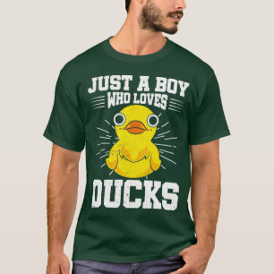 Bath Leksak Duckie bara en pojke som Kärlek Ankor T Shirt