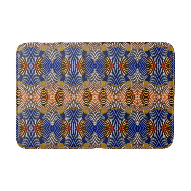 Bath Mat/African Stil Mönster Badrumsmatta (Framsidan)