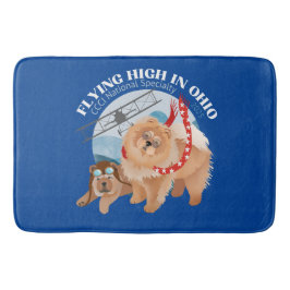 BATH MAT - BLUE WITH 2025 CCCI NATL SPECIALTY LOGO BADRUMSMATTA