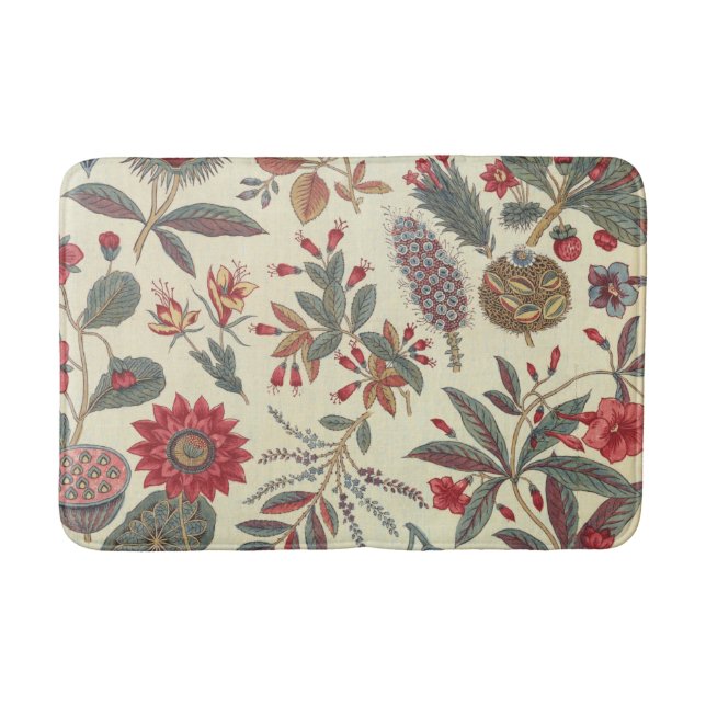 Bath Mat, botanisk textildesign Badrumsmatta (Framsidan)