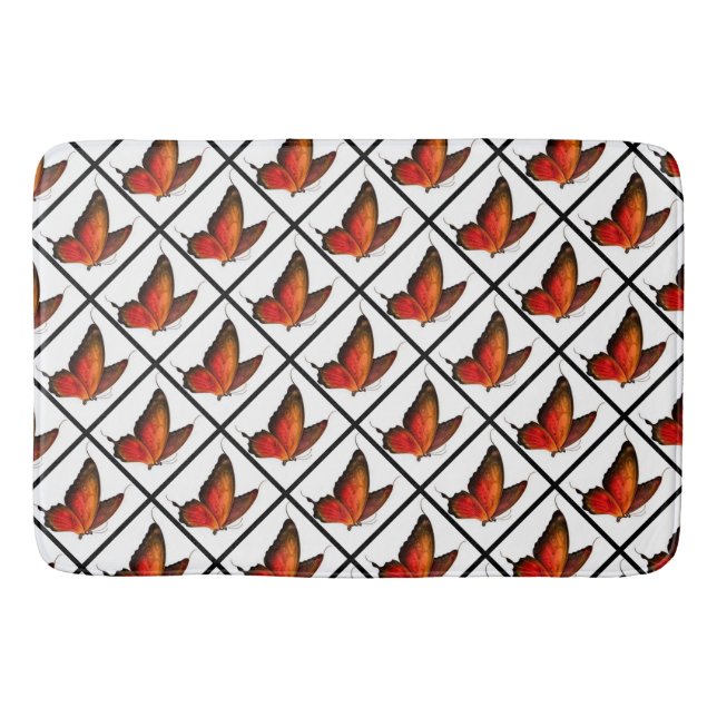Bath Mat/Butterflies Badrumsmatta (Framsidan)