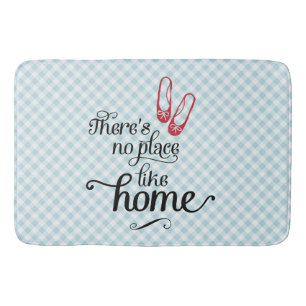 Bath Mat Det finns ingen ställe som hemma Badrumsmatta