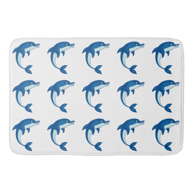 Bath Mat/Dolphins Badrumsmatta (Framsidan)