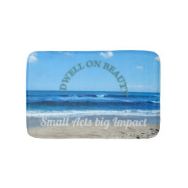 Bath mat Earth day - dwell on beauty Badrumsmatta