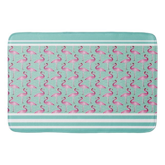 Bath Mat/Flamingos Badrumsmatta (Framsidan)
