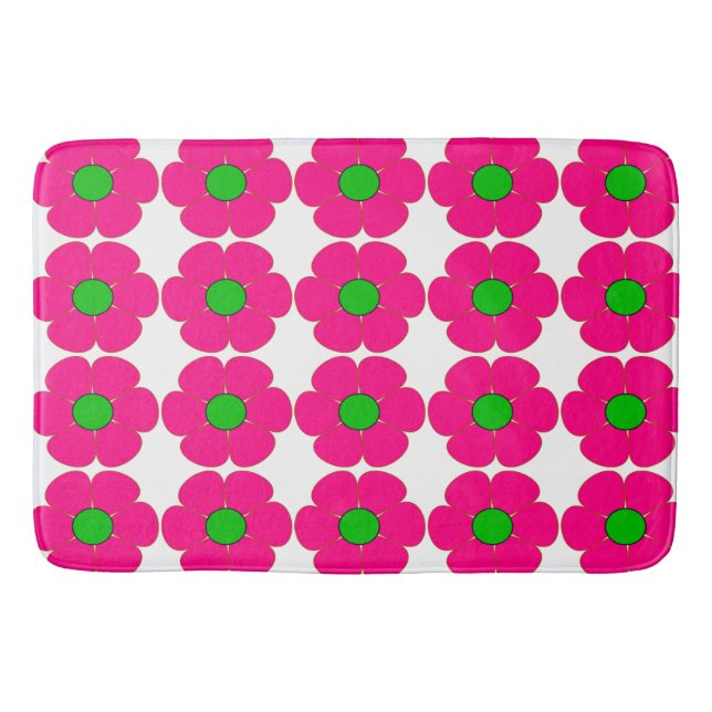 Bath Mat/Flowers Badrumsmatta (Framsidan)