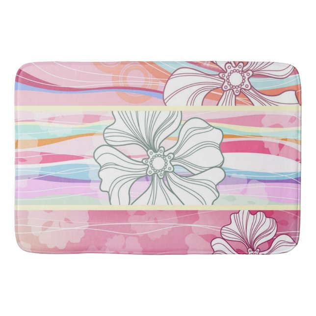 Bath Mat/Flowers Badrumsmatta (Framsidan)