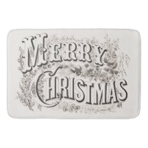 BATH MAT: GOD JUL ILLUSTRATION