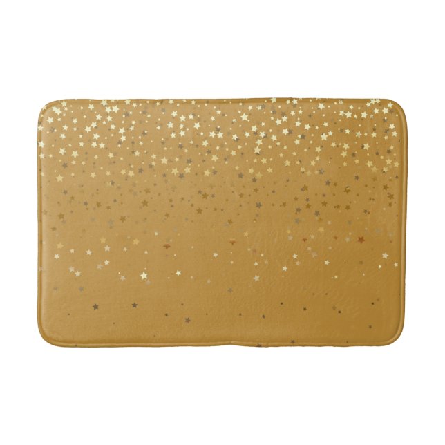 Bath Mat-Golden-duschen av Stars Orche Badrumsmatta (Framsidan)