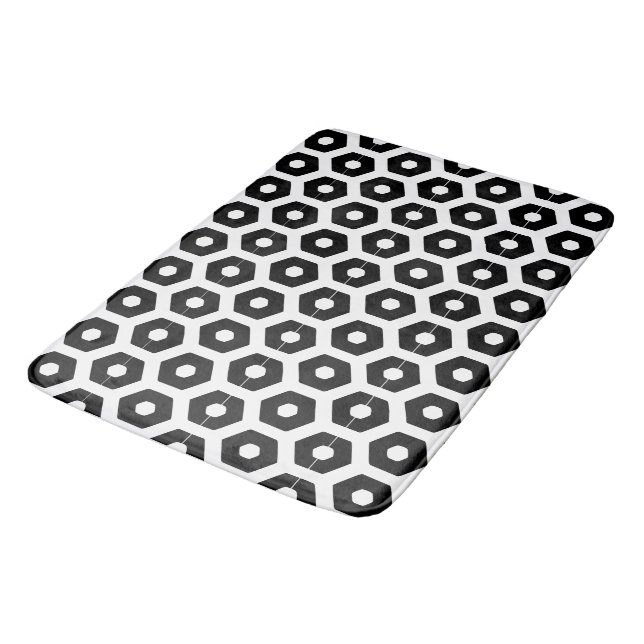 Bath Mat - Hexagons Badrumsmatta (Vinklad)
