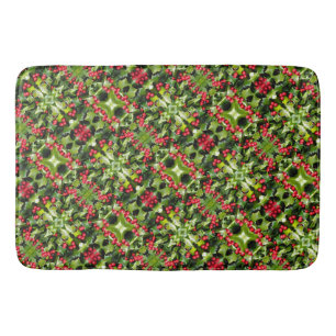 Bath Mat Holly Berries Badrumsmatta