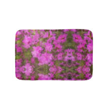 Bath Mat Lila Rhododendrons