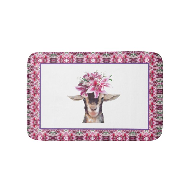 Bath Mat Lilly Goat Badrumsmatta (Framsidan)
