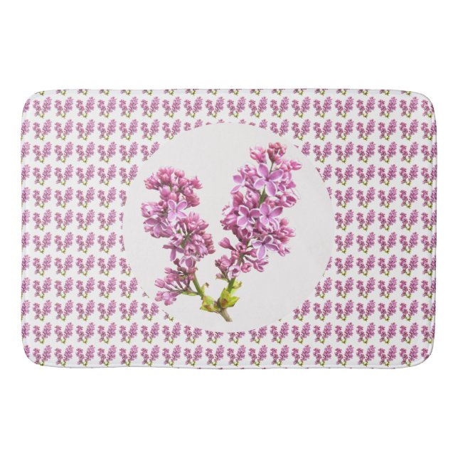Bath Mat - Många Lilacs Badrumsmatta (Framsidan)