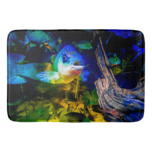 Bath Mat med Fish i Aquarium Badrumsmatta