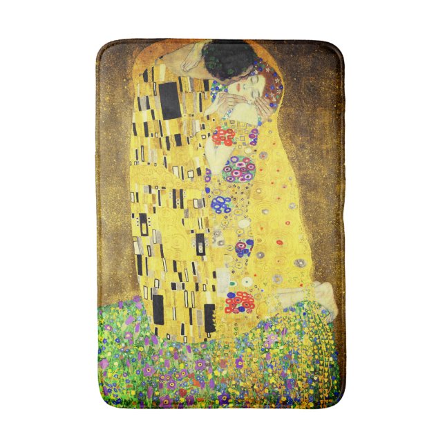 Bath Mat med Klimt's Kiss Badrumsmatta (Framsidan (Vertikal))