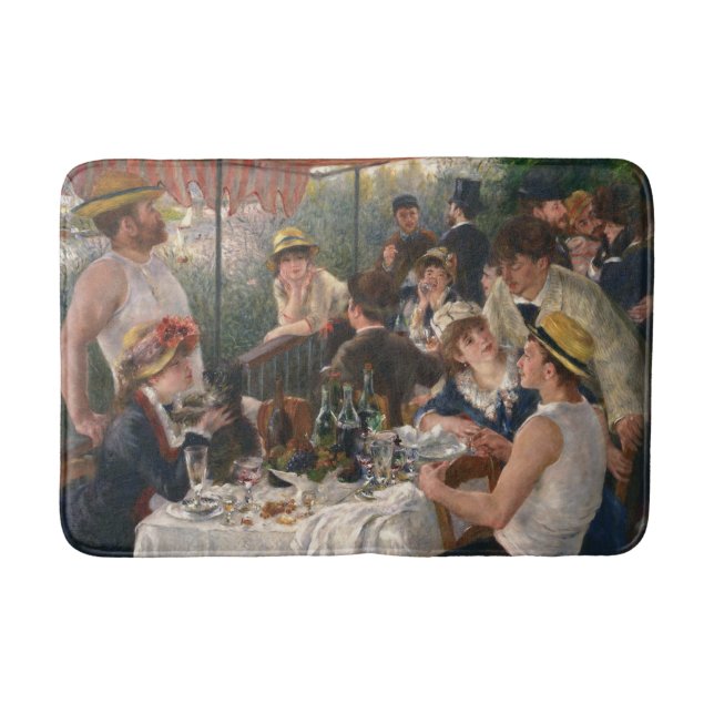 Bath Mat med Renoir's Luncheon Party Print Badrumsmatta (Framsidan)