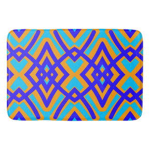 Bath Mat, Multifärgadens moderna klassiska design Badrumsmatta