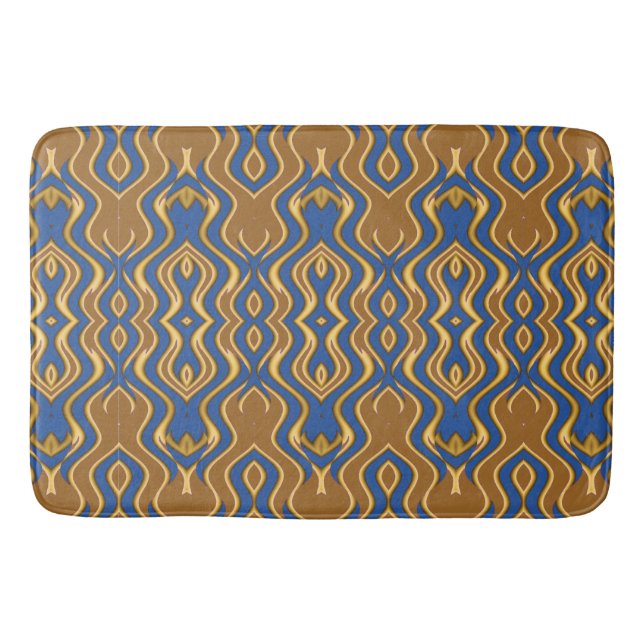 Bath Mat, Multifärgadens moderna klassiska design  Badrumsmatta (Framsidan)