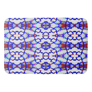 Bath Mat, Multifärgadens moderna klassiska design  Badrumsmatta
