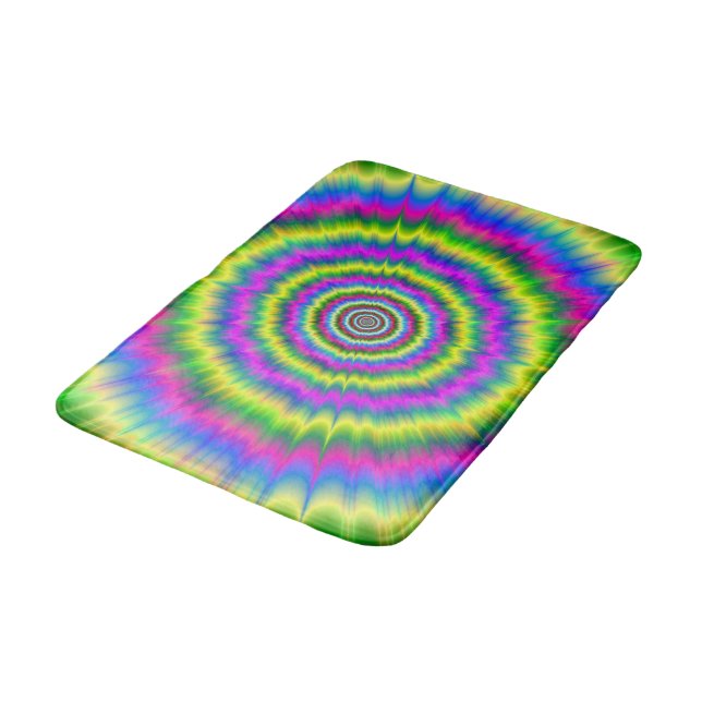 Bath Mat Neon Explosion Badrumsmatta (Vinklad)