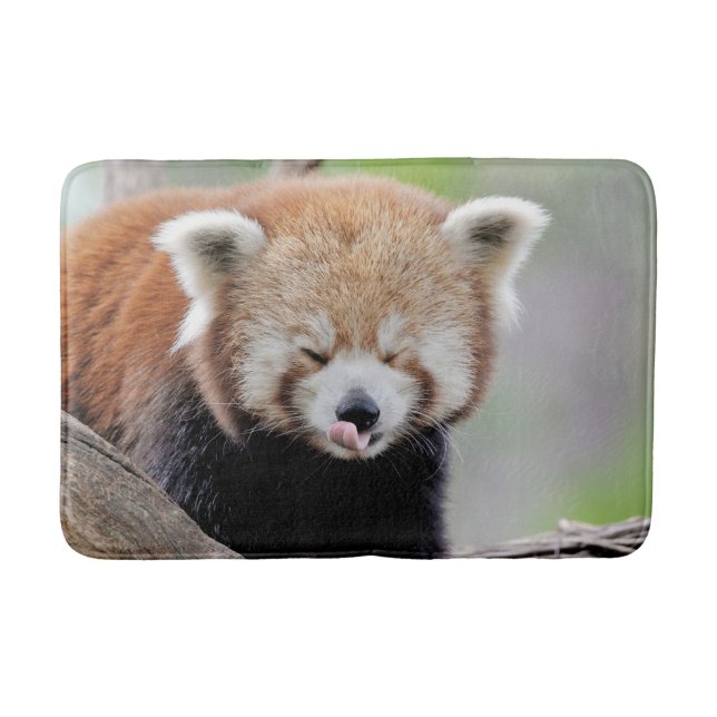 Bath Mat Photo Red panda , djur 0129. Badrumsmatta (Framsidan)
