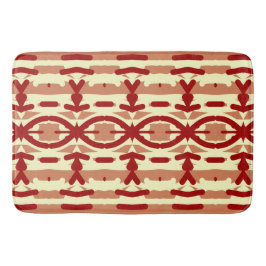 Bath Mat, Red färg modern klassisk design Bath Ba Badrumsmatta