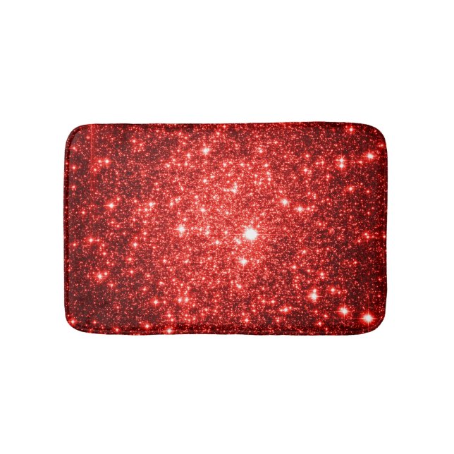 Bath Mat : Red Stars Badrumsmatta (Framsidan)
