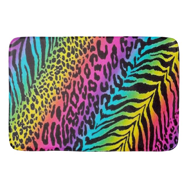 Bath Mat/Regnbågsdjur Skriv ut Badrumsmatta (Framsidan)